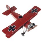 Blechmodell Blechflugzeug Modellflugzeug Doppeldecker Flugzeug Eisen Blech #39192