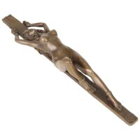 Briefbeschwerer Bronzeskulptur Bronzefigur Erotik Akt