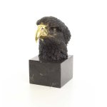Bronzeskulptur Bronzefigur Vogel Adlerkopf Mittel Art-Deco-Stil