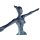 Bronzeskulptur Bronzefigur grün patiniert Patina Frau Abstrakt-Stil