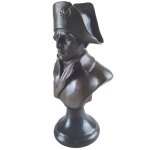 Bronzeskulptur Bronzefigur Büste Bronze Napoleon