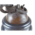 Bronzeskulptur Bronzefigur Justitia Richterin Recht Anwalt Schwert Waage