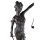Bronzeskulptur Bronzefigur Justitia Richterin Recht Anwalt Schwert Waage