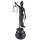 Bronzeskulptur Bronzefigur Justitia Richterin Recht Anwalt Schwert Waage