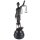 Bronzeskulptur Bronzefigur Justitia Richterin Recht Anwalt Schwert Waage