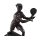 Bronzeskulptur Bronzefigur Sport Mann Tennisspieler Art-Deco-Stil