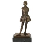 Bronzeskulptur Bronzefigur Kleinen Tänzerin Im Alter...