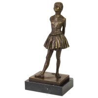 Bronzeskulptur Bronzefigur Kleinen Tänzerin Im Alter...