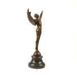 Bronzeskulptur Bronzefigur Griechische Mythologie Ikarus Ikaros Angel