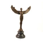 Bronzeskulptur Bronzefigur Griechische Mythologie Ikarus Ikaros Angel
