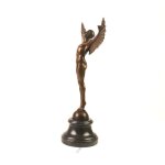 Bronzeskulptur Bronzefigur Griechische Mythologie Ikarus Ikaros Angel
