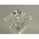 Kerzenleuchter Kerzenständer Kerzenhalter Kristall eckig Stern