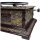 Grammophon eckig Messing-Montur