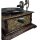 Grammophon eckig Messing-Montur