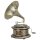 Grammophon rund Messing-Montur