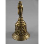 Tischglocke Messing brüniert Napoleon