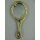 Handspiegel Dame Messing L 16x7 cm