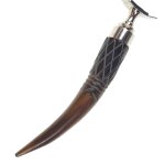 Leselupe Handlupe Vergrößerungsglas Bein Vernickelt D 5-L 17 cm
