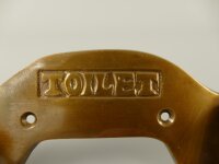 Toillettenpapierhalter Messing Brüniert L 17 cm