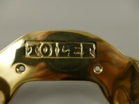 Toillettenpapierhalter Messing L 17 cm