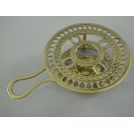 Stövchen rund Messing D 16-H 6 cm