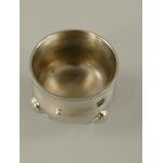 Milch & Zucker Mit Tablett Vernickelt 2cc H 8 cm