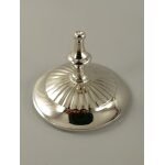 Milch & Zucker Mit Tablett Vernickelt 2cc H 8 cm
