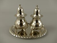 Salz & Pfeffer Mit Tabl Vernickelt(Oh Box) H 9 cm