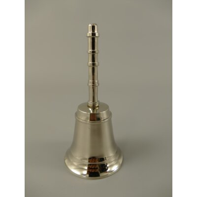 Tischglocke vernickelt H 11 cm