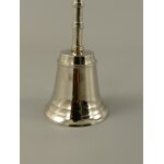 Tischglocke vernickelt H 11 cm