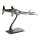 Aluminium Figur Skulptur Flugzeug vernickelt L 19x23 cm