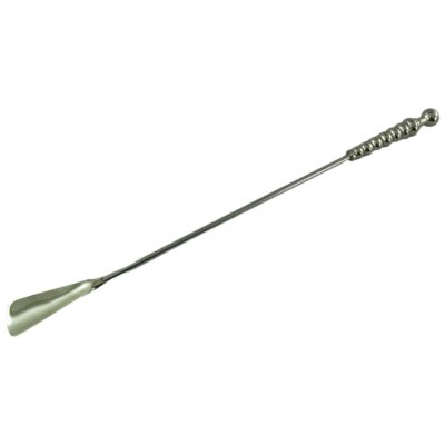Schuhanzieher Schuhlöffel Aluminium vernickelt