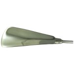 Schuhanzieher Schuhlöffel Aluminium vernickelt