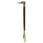 Schuhanzieher Messing Griff Braun L 48x10 cm