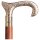 Gehstock Wanderstock Spazierstock Flanierstock Holz Messing #40043