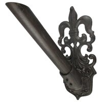 Eisen Flaggenhalter Farbe H 30x13 cm