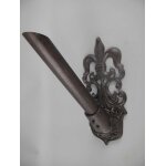 Eisen Flaggenhalter Farbe H 30x13 cm