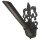 Eisen Flaggenhalter Farbe H 30x13 cm