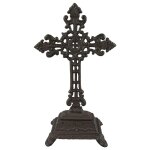 Figur Skulptur Kruzifix eisen rustikal H 25 cm