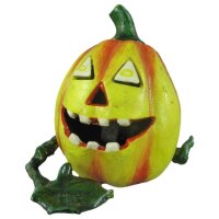 Gusseisen Spardose Geldbank mechanisch Figur KÜRBIS...