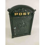 Wandbriefkasten Postkasten Briefkasten Aluminium Grün