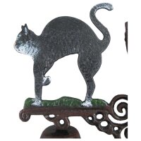 Wandglocke Türglocke Türklopfer Gusseisen Katze