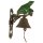 Wandglocke Türglocke Türklopfer Figürchen Gusseisen Frosch H 40 cm