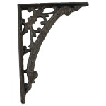 Regalhalter Regalträger Eckwinkel Braun rustikal 2er...