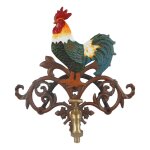 Gusseisen Gartenschlauchhalter mit Wasserhahn Fabig H...