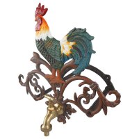 Gusseisen Gartenschlauchhalter mit Wasserhahn Fabig H...
