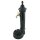 Aluminium Wassersäule Zapfsäule Rund grün Messing-Hahn H 75 cm