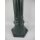Zapfsäule Rund Alu. grün Messing Hahn H 97x23 cm