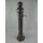 Zapfsäule Rund Aluminium rustikal braun Messing Hahn H 97x23 cm