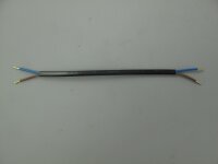 Kabel(Black)Plat 2x0,75-20 cm Aderendh (25mm/open)